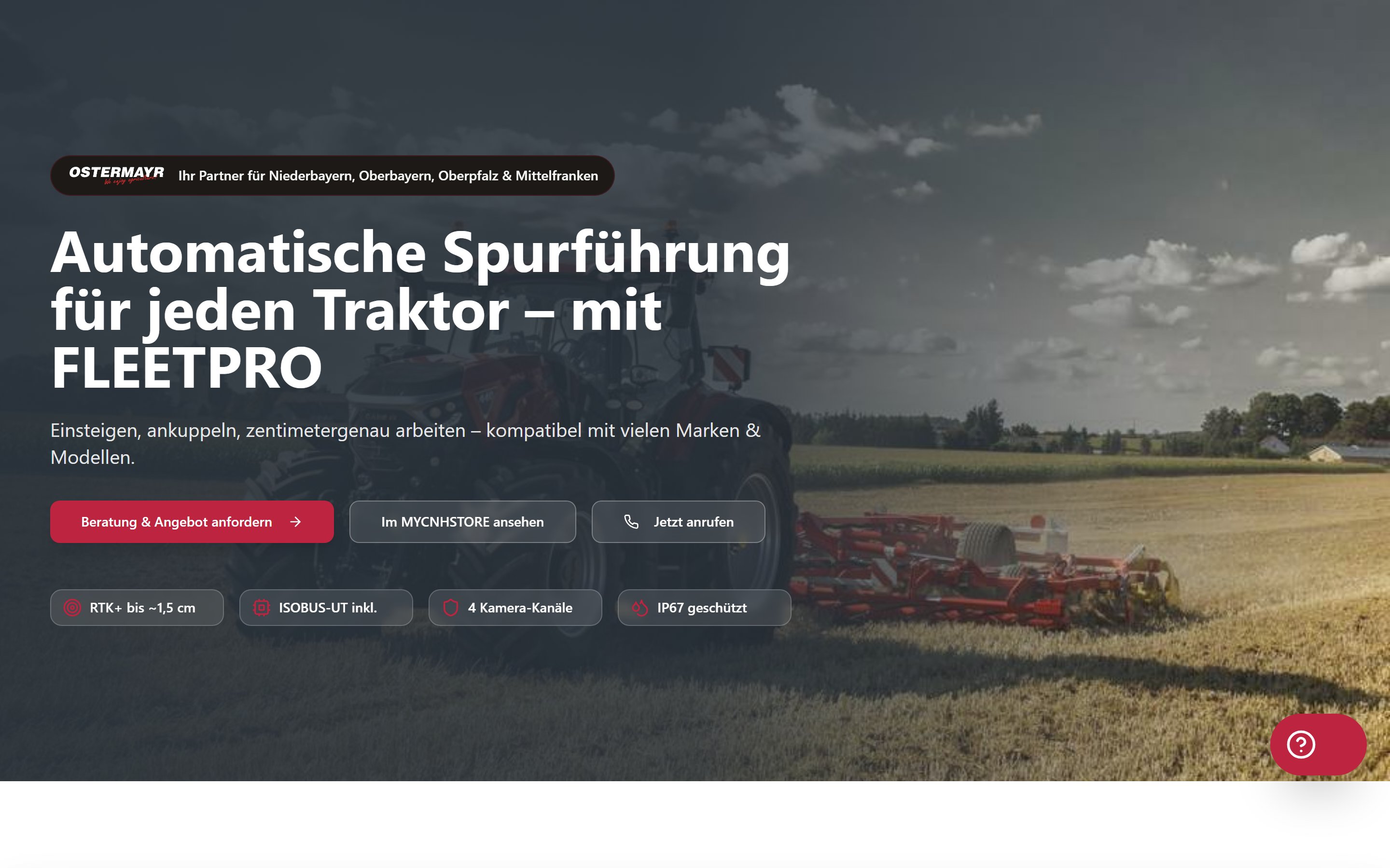 Website Ostermayr Landtechnik